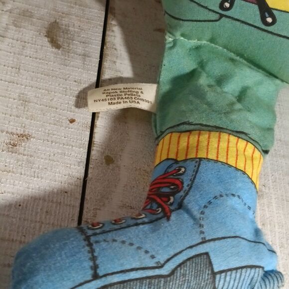 Vintage Toy Works Humpty Dumpty Kapok Doll 2 Faces Made in USA - Picture 7 of 9